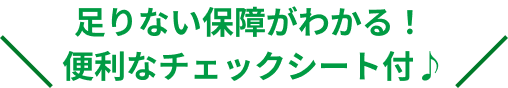 チェックシート付き